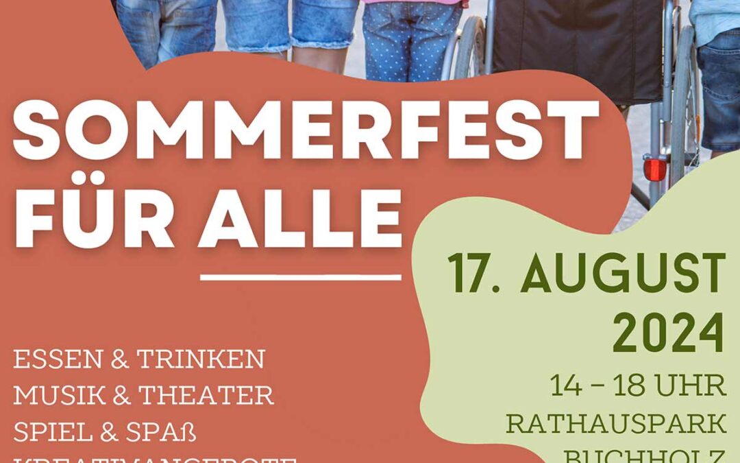 Buchholz feiert bunt – Sommerfest für alle